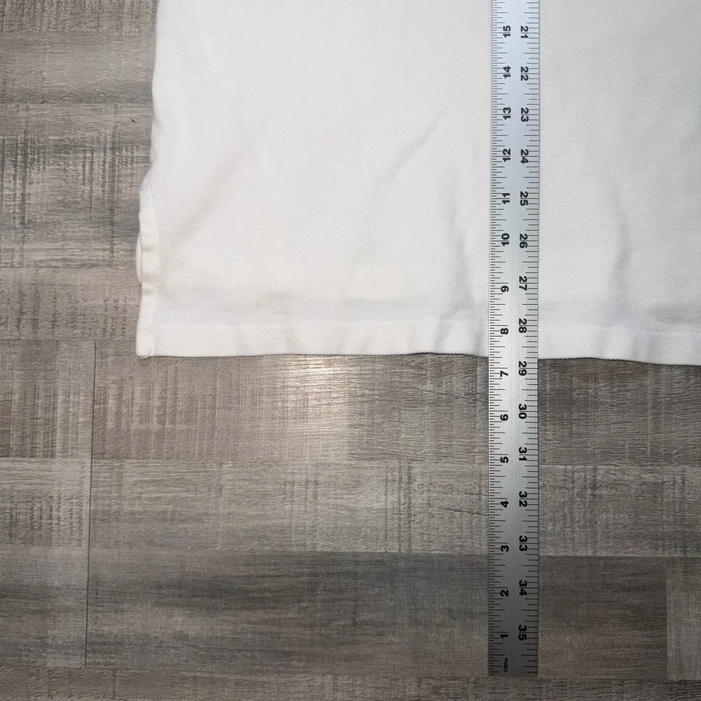 Vintage 90s Ralph Lauren Polo Jeans Co Polo Shirt Size L White Short Sleeve